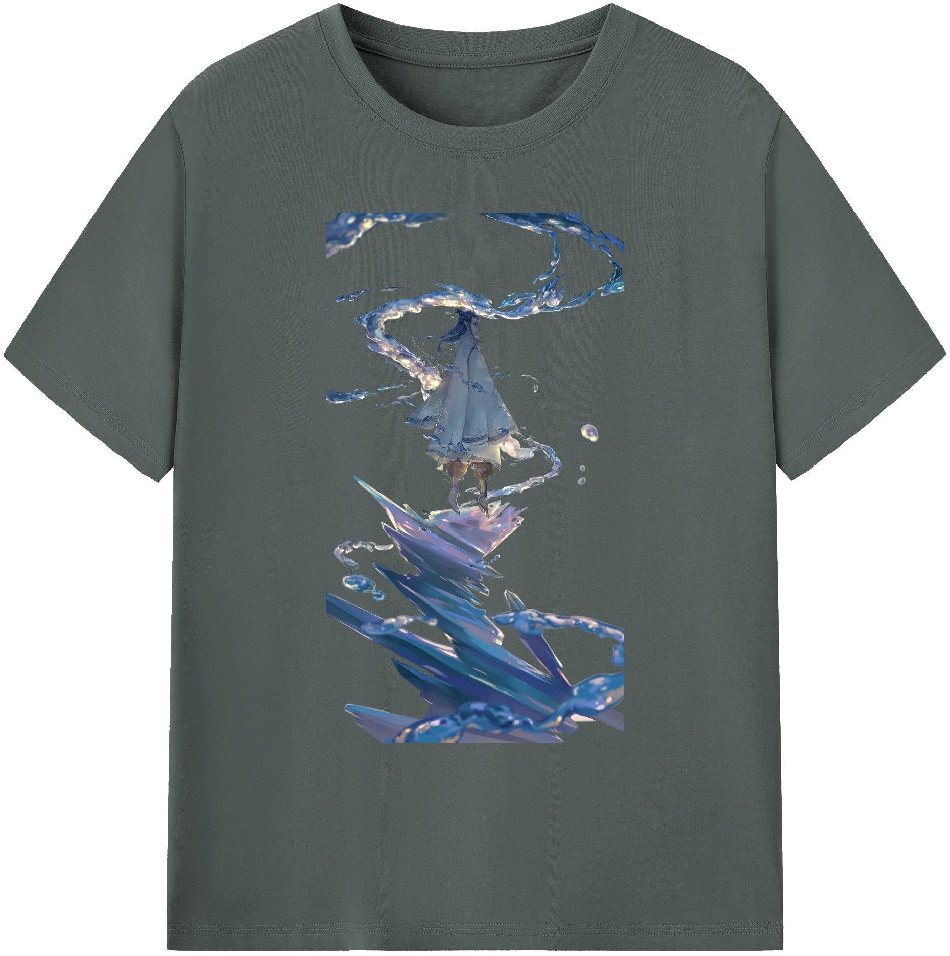 （画像用） Ne Zha 2 ナタ 魔童の大暴れ 綿100％ メンズ半袖Tシャツ｜肌触りやわらか＆通気性